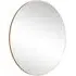 Emma Round Wall Mirror 100cm - Brown, Copper