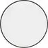 Emma Round Wall Mirror - Black, Metal