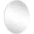 Emma Round Wall Mirror - White, Metal