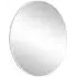 Emma Round Wall Mirror - White, Metal