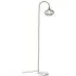 Evelyn Floor Lamp - Smoked Glass, White Marble