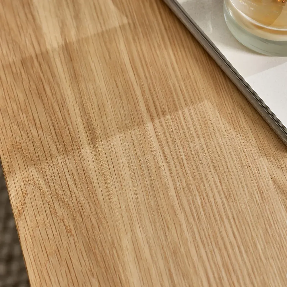 Ezra Coffee Table with Storage - Cream, Oak Veneer