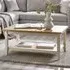 Ezra Coffee Table with Storage - Cream, Oak Veneer