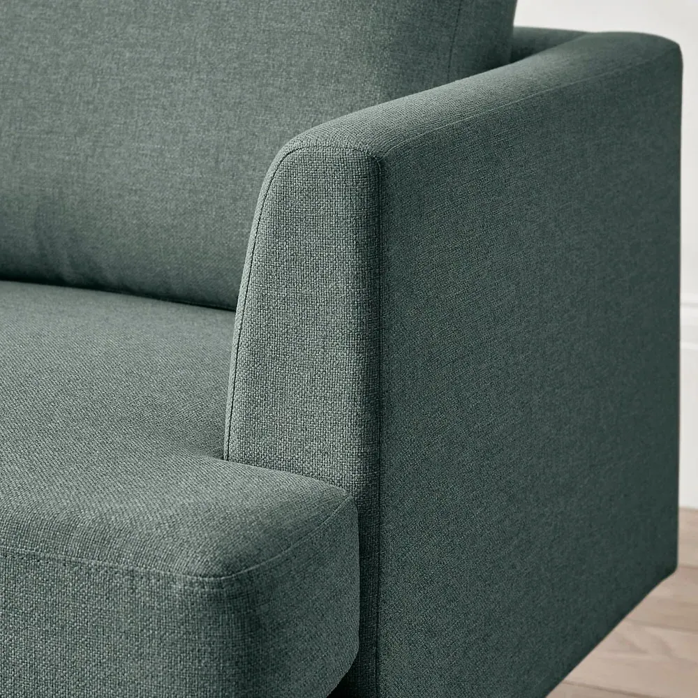 Flora 2-Seater Sofa - Green, Recycled Polyester