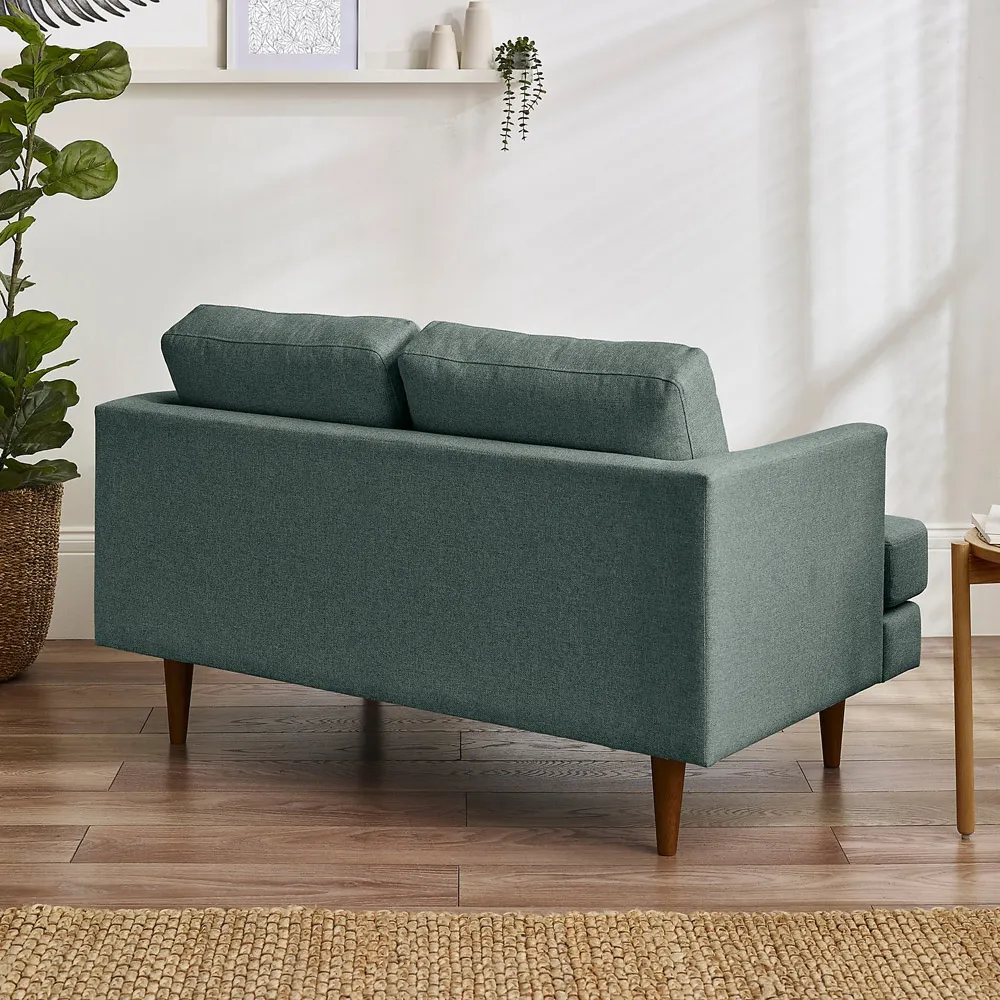 Flora 2-Seater Sofa - Green, Recycled Polyester