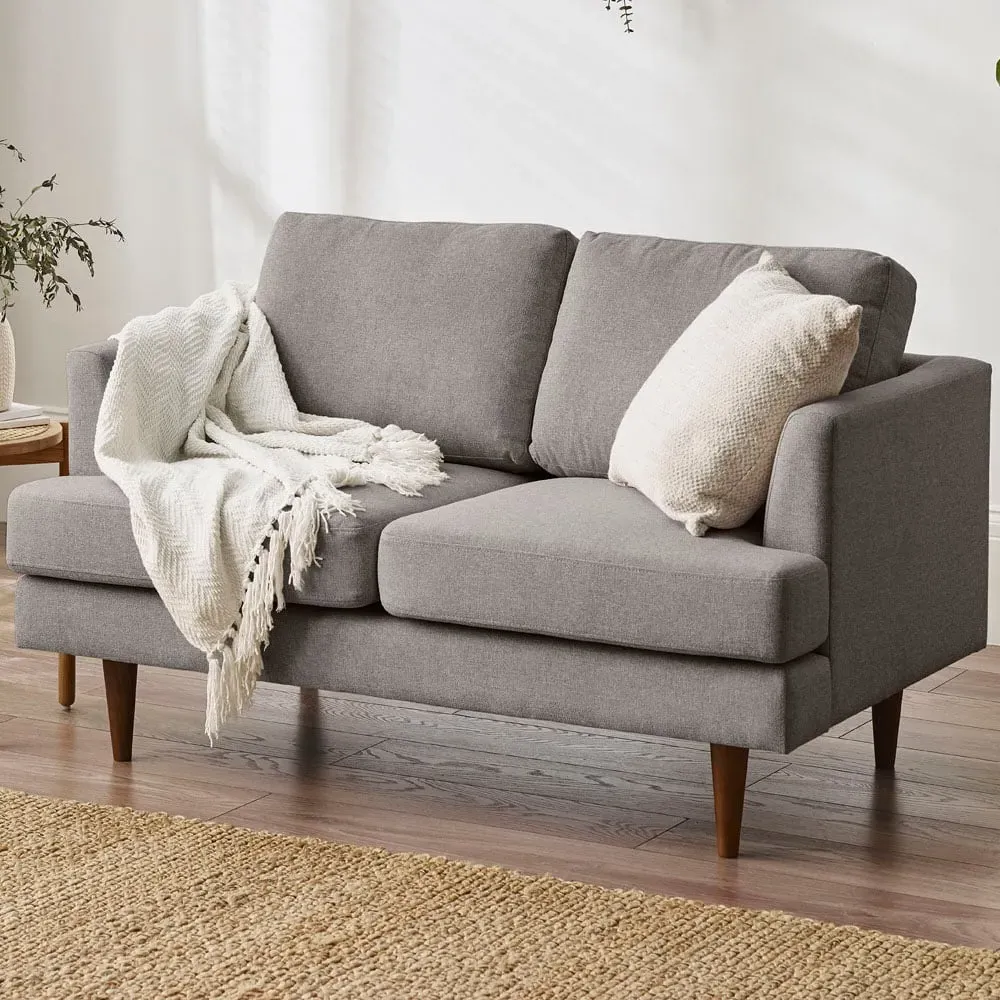 Flora 2-Seater Sofa - Taupe, Recycled Polyester