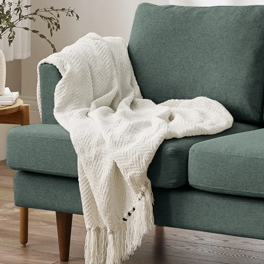 Flora 3-Seater Sofa - Green, Recycled Polyester