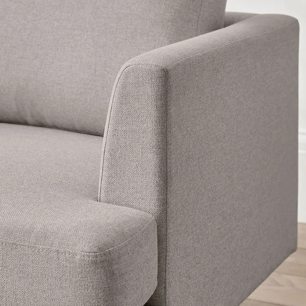 Flora Recycled Armchair - Taupe, Fabric