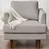 Flora Recycled Armchair - Taupe, Fabric