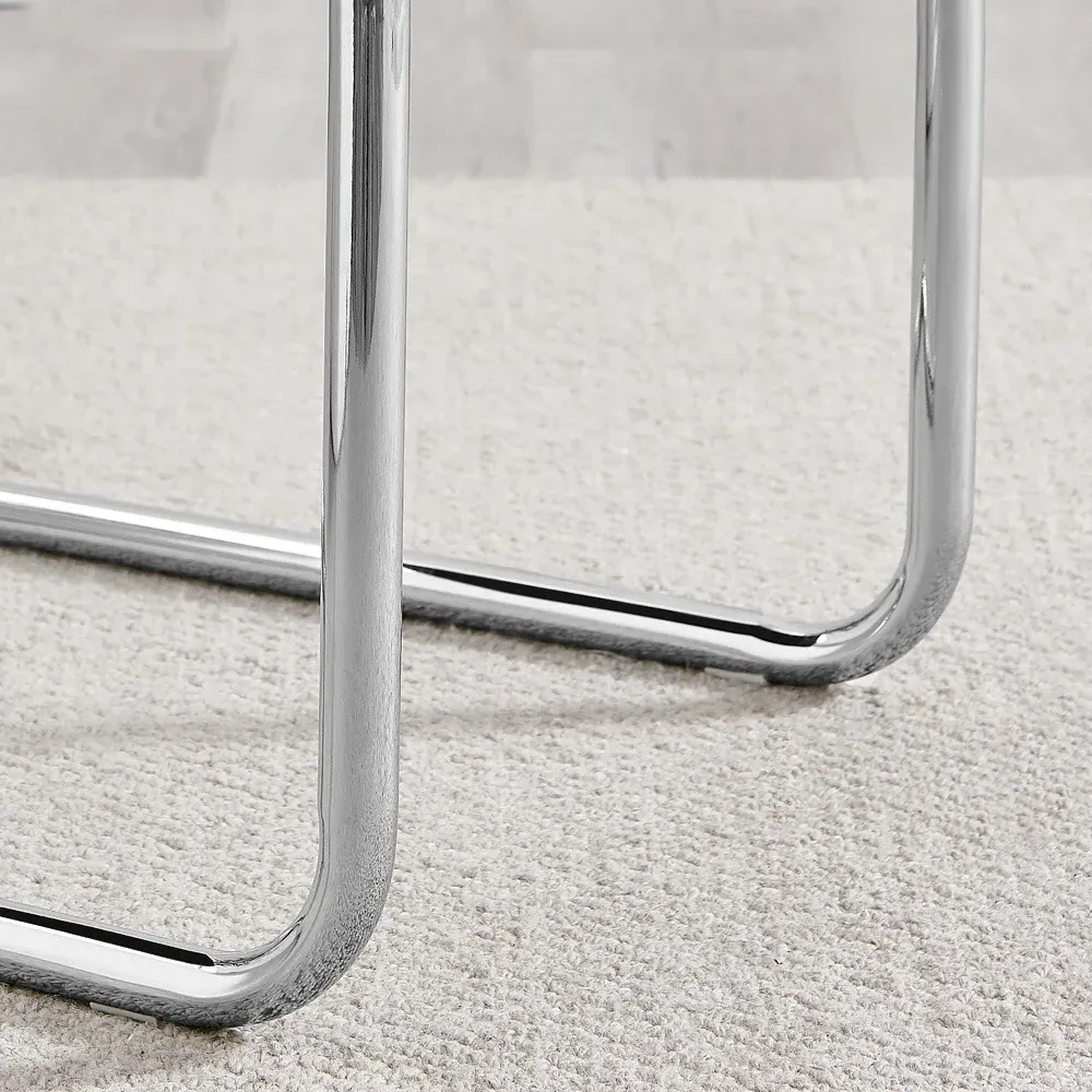 Fontana Set of 2 Dining Chairs - Green, Polyester