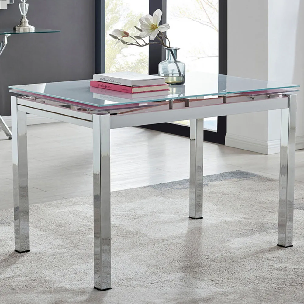 Fonti 6-Seater Extendable Dining Table - White image