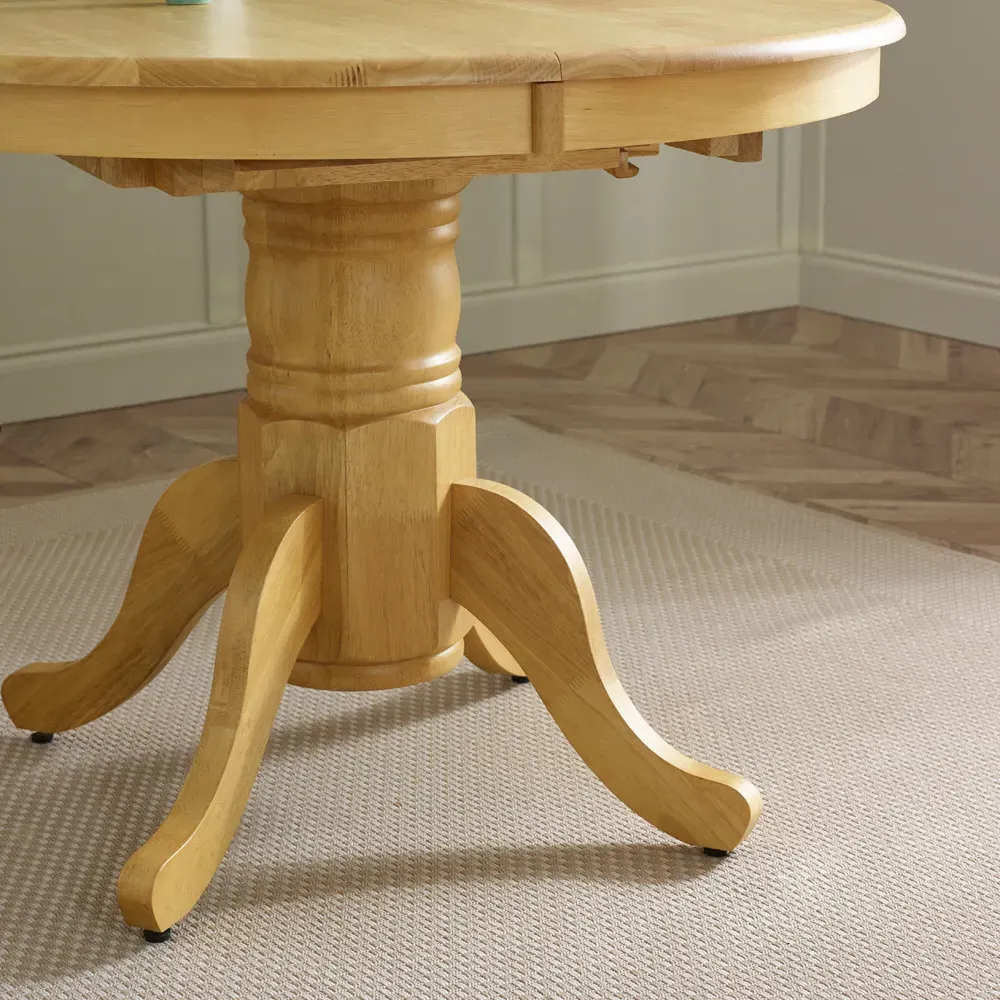 Fowey 6-Seater Extendable Dining Table - Oak