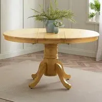 Fowey 6-Seater Extendable Dining Table - Oak