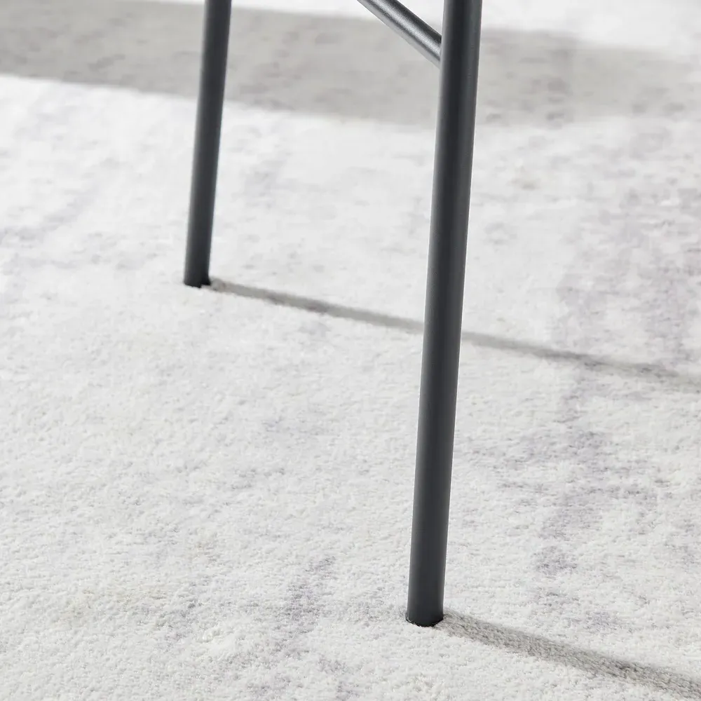 Guinn Set of 2 Dining Chairs - Tan, Faux Leather