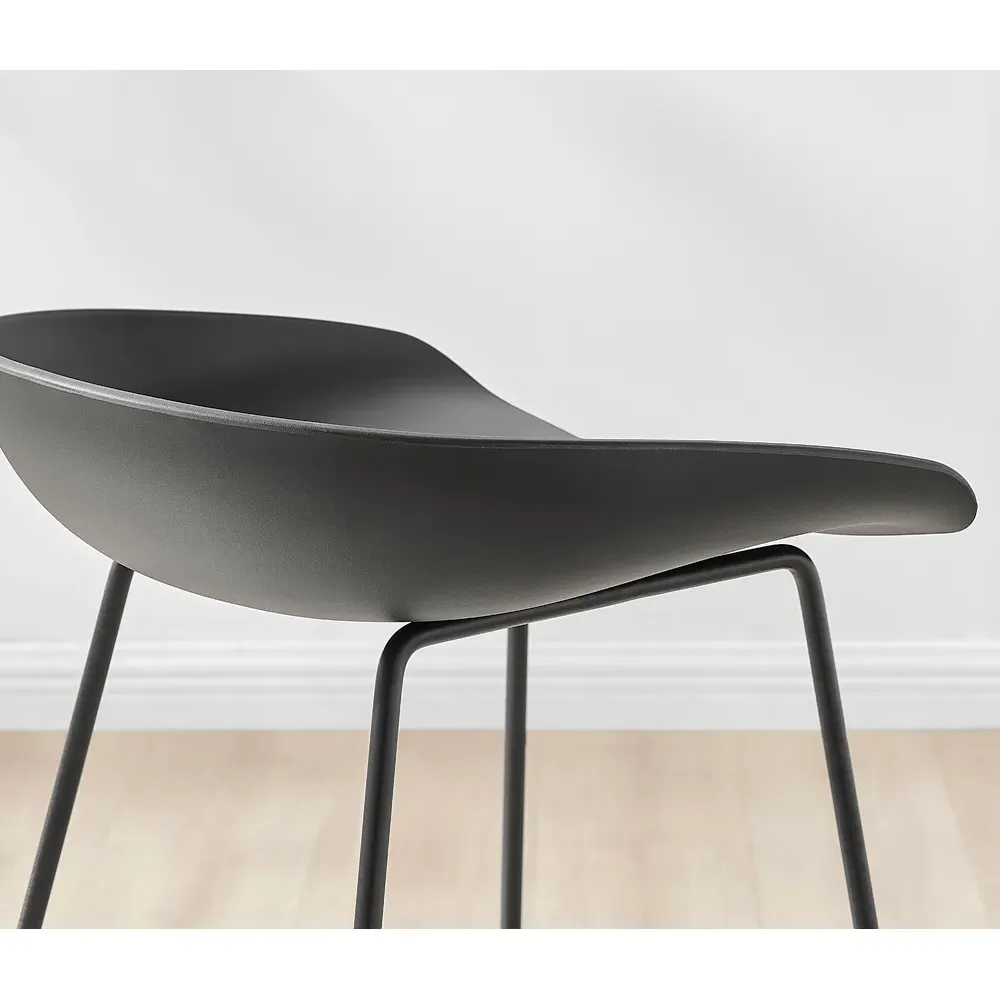 Harding Bar Stool Set of 2 - Black