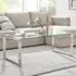 Havana Coffee Table - Clear Glass, Chrome