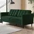Josie 3-Seater Sofa - Emerald Green, Velvet