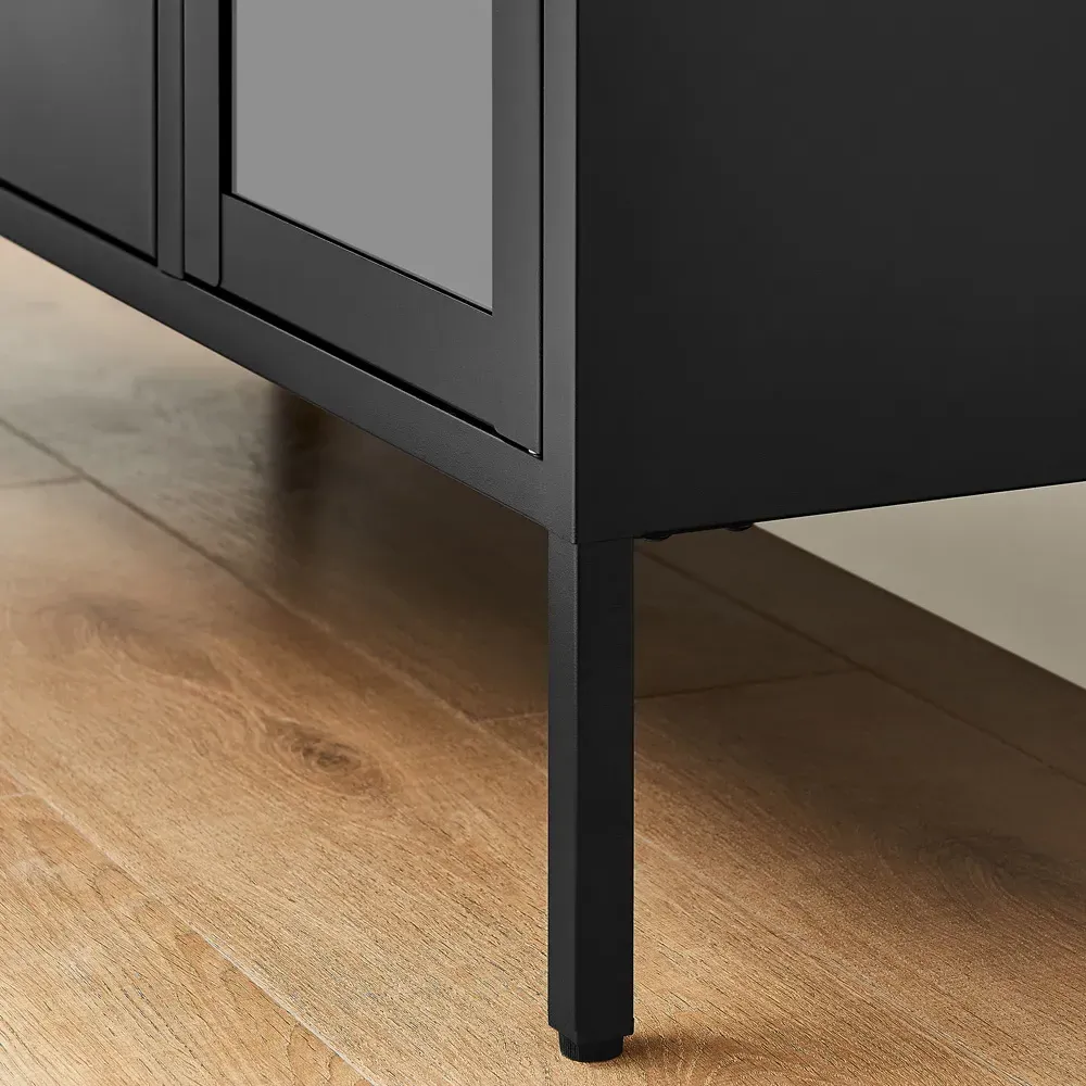 Kaci 2 Door 3 Drawer Sideboard - Black