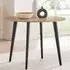 Kimmi Round Dining Table - Oak, Wood Composite