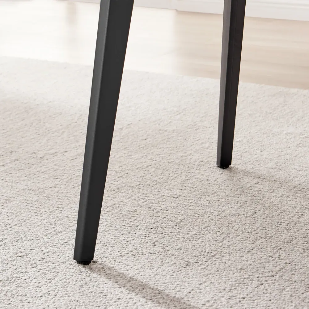 Kimmi Round Dining Table - Walnut, Wood Composite