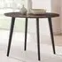 Kimmi Round Dining Table - Walnut, Wood Composite