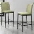 Kira Bar Stool Set of 2 - Green, Textured Weave