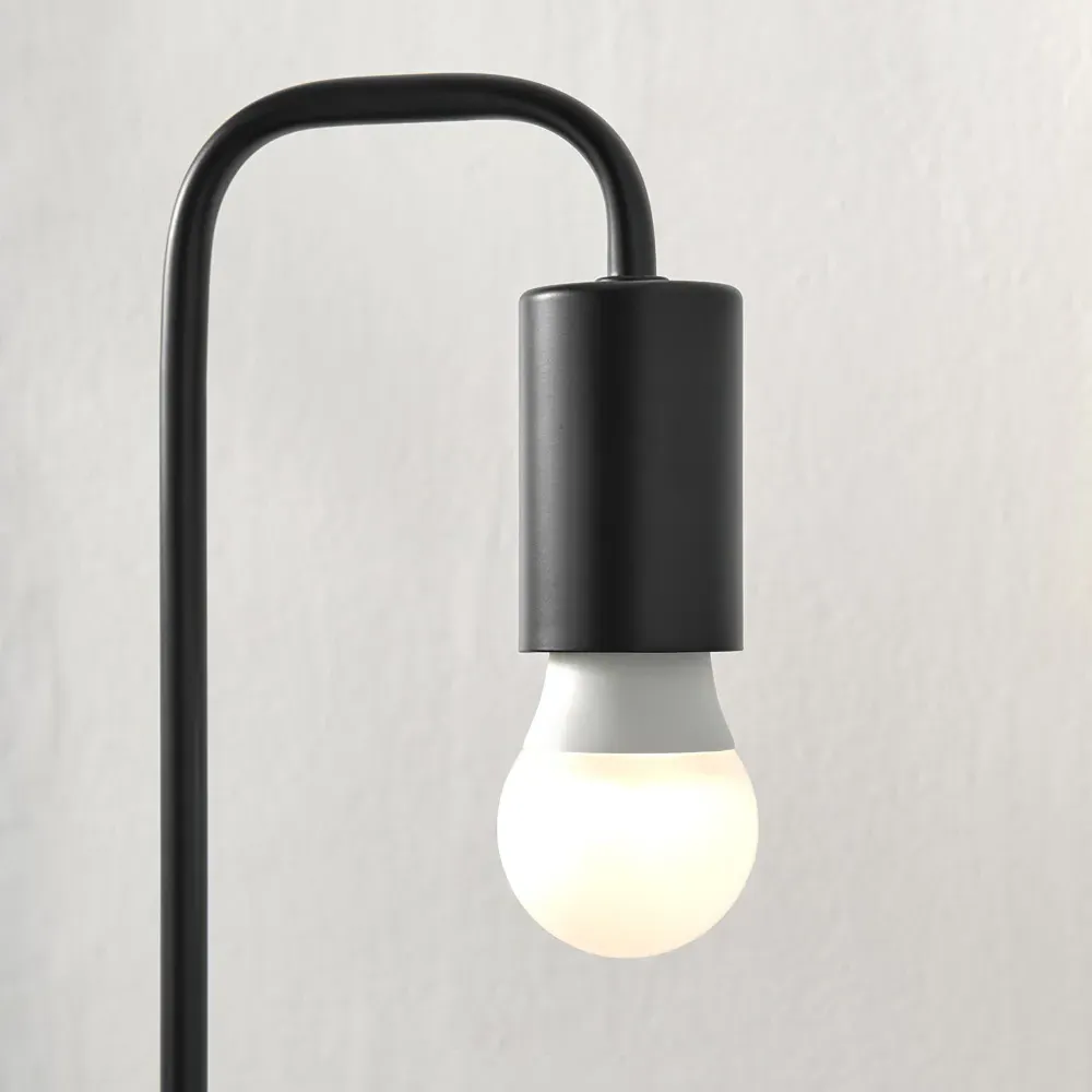 Laela Table Lamp - Black, Metal