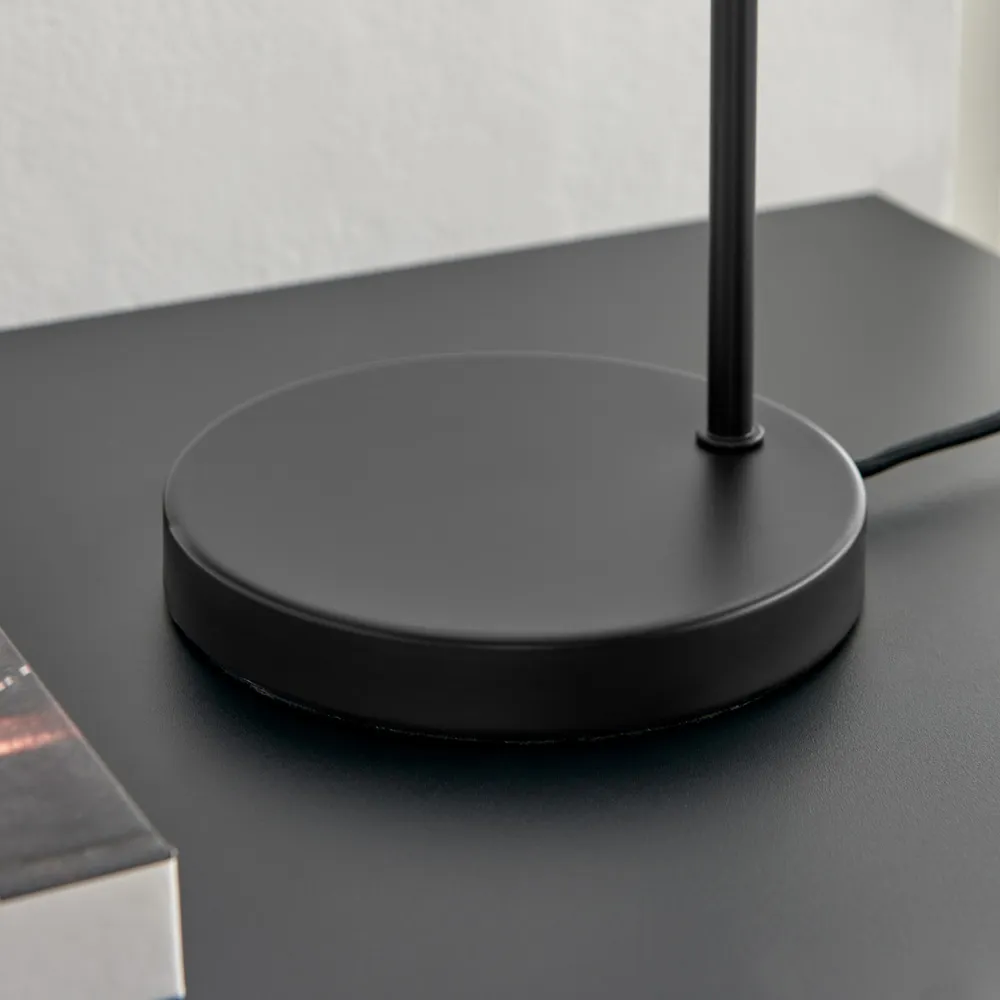 Laela Table Lamp - Black, Metal