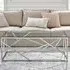Lazzaro Coffee Table - Silver, Glass