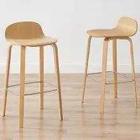 Lilly Bar Stool - Oak
