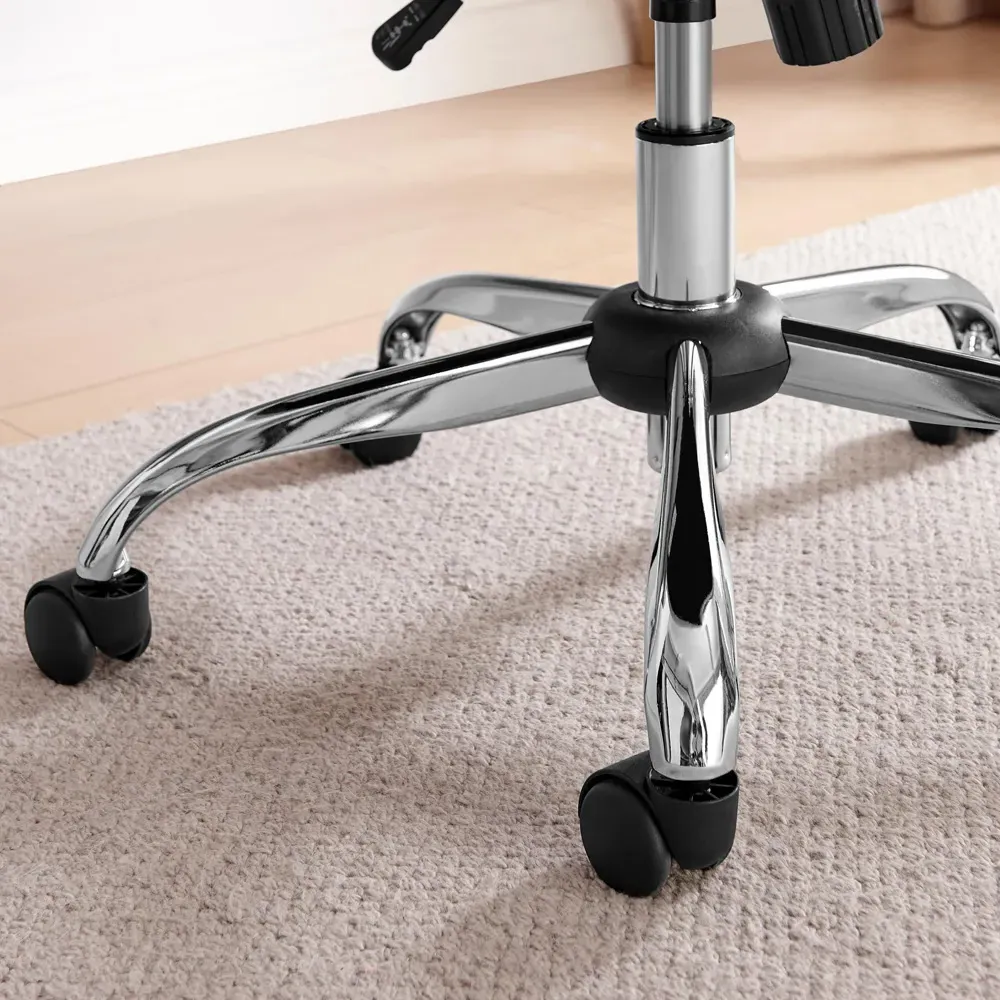 Loomz Office Chair with Wood Frame - Cream