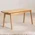 Lymington 2-Seater Dining Bench - Oak, Rubberwood