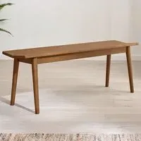 Lymington 3-Seater Dining Bench - Walnut, Rubberwood