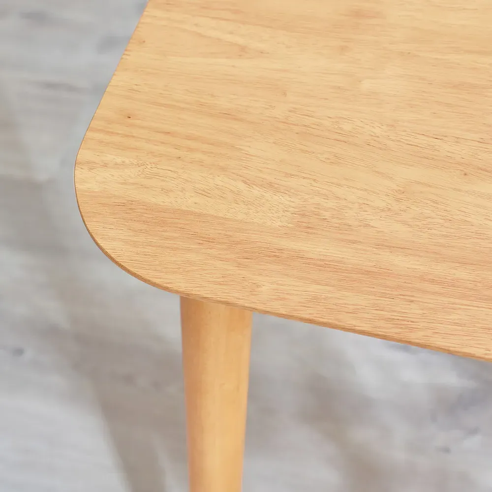 Lymington 6-Seater Dining Table - Brown, Rubberwood