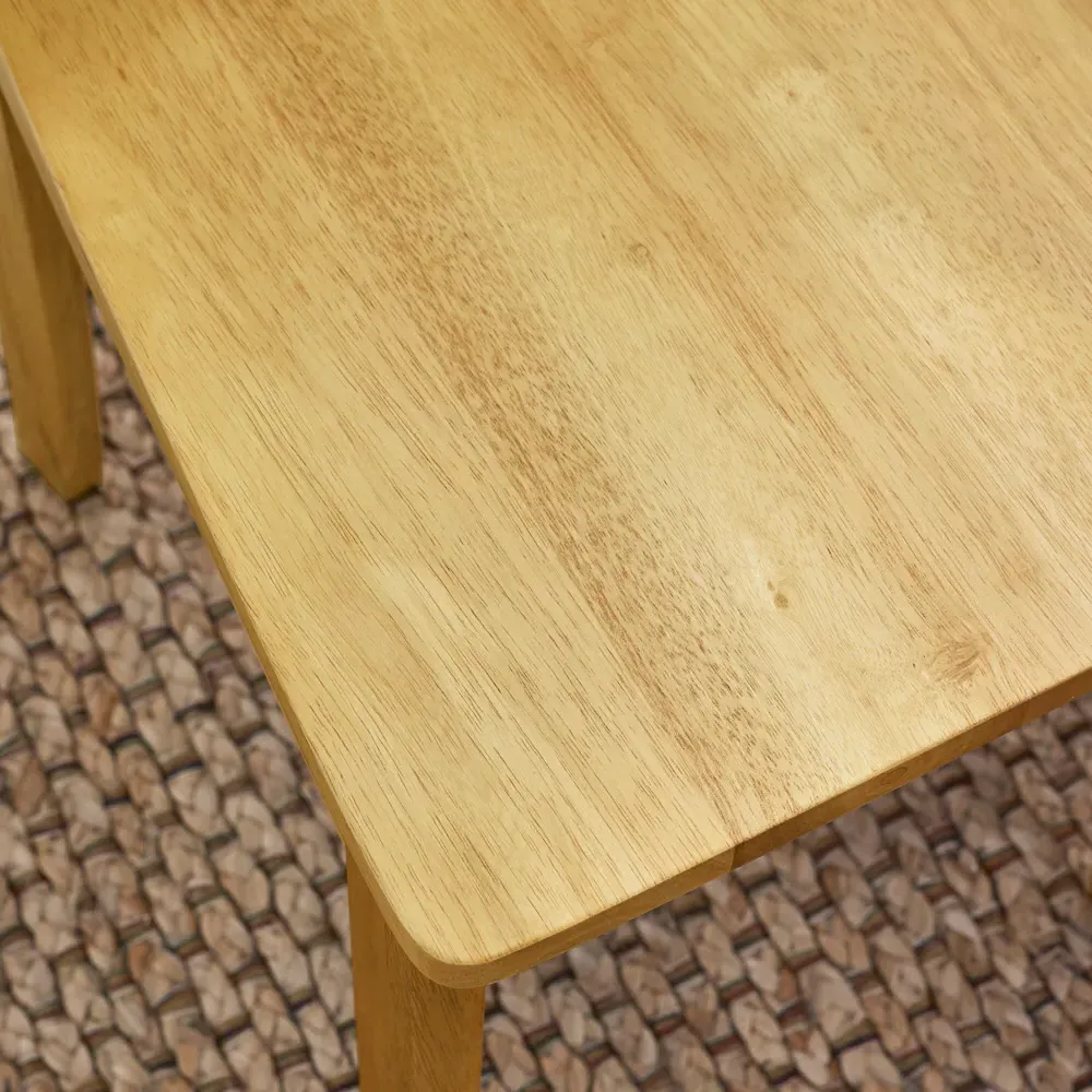 Marros Set of 2 Crossback Dining Chairs - Oak Effect