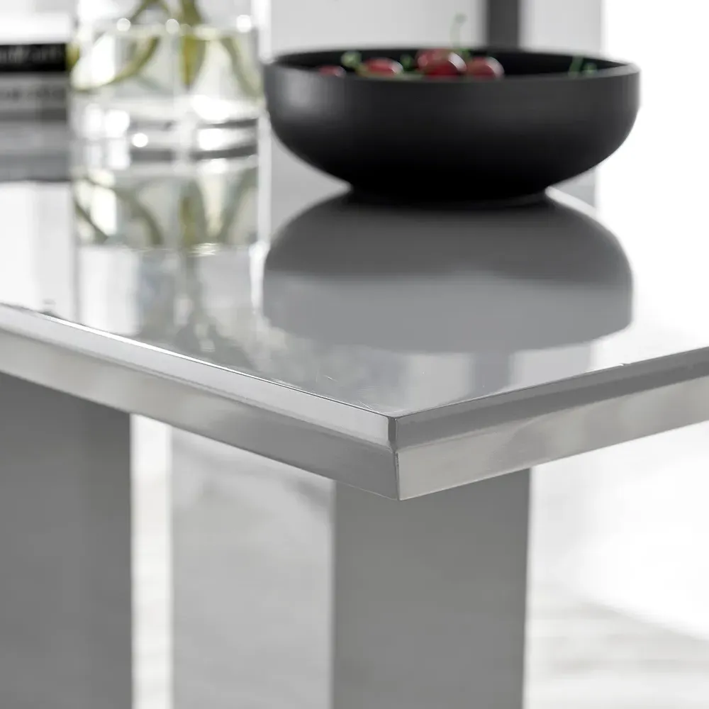 Molini 4-Seater Dining Table - Grey