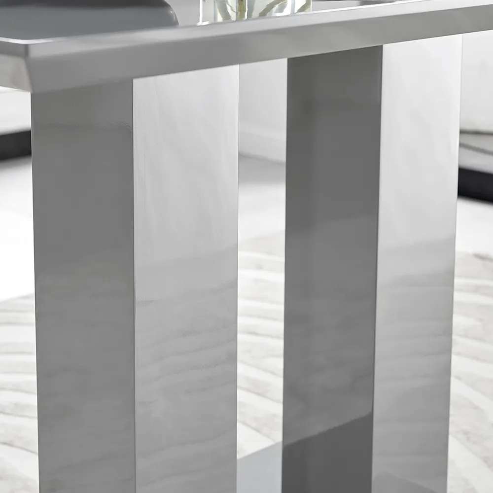 Molini 4-Seater Dining Table - Grey