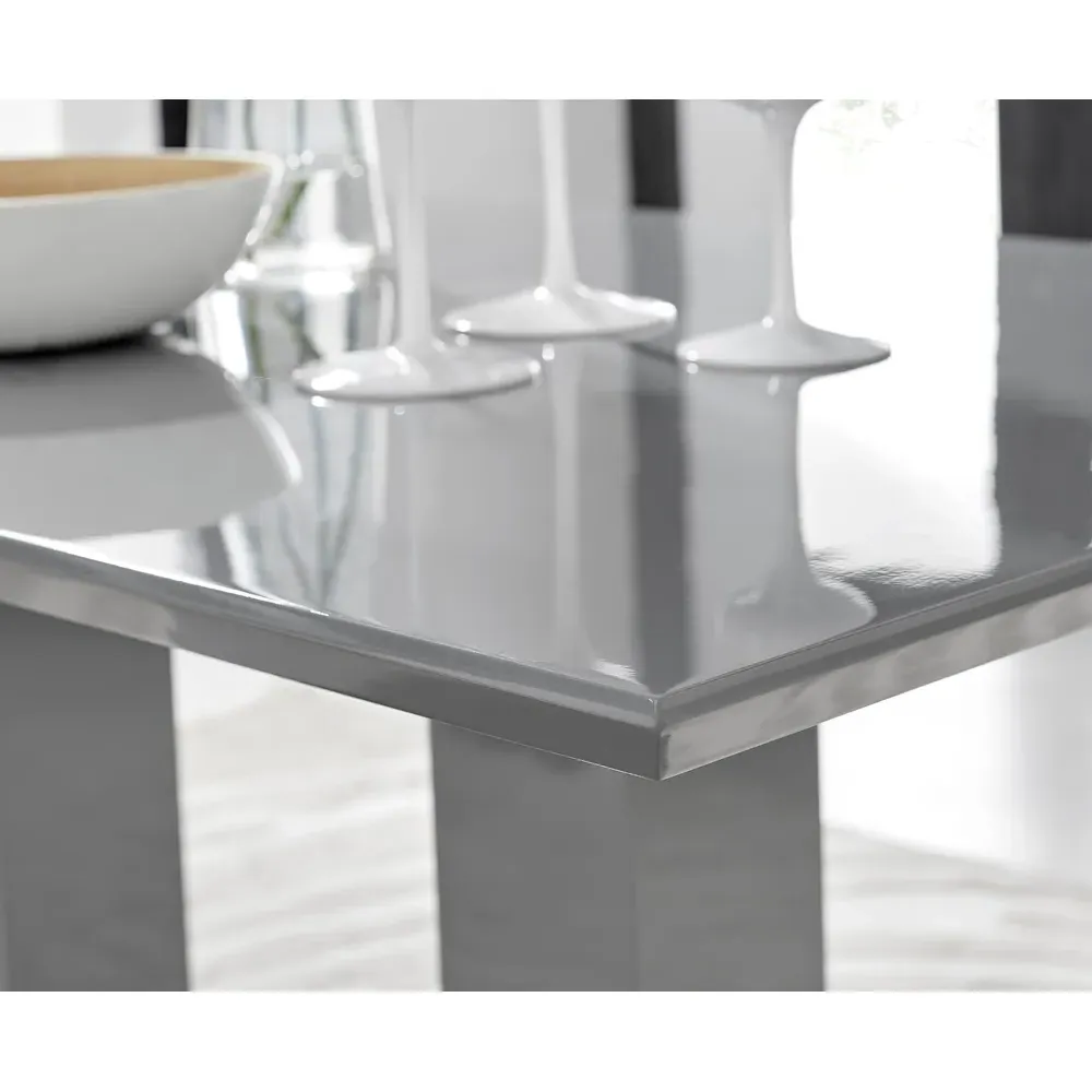 Molini 6-Seater Dining Table - Grey