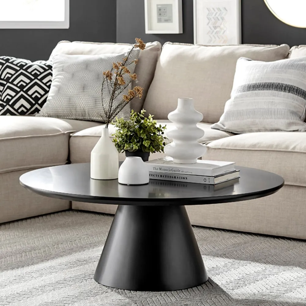 Nova Round Coffee Table - Black image