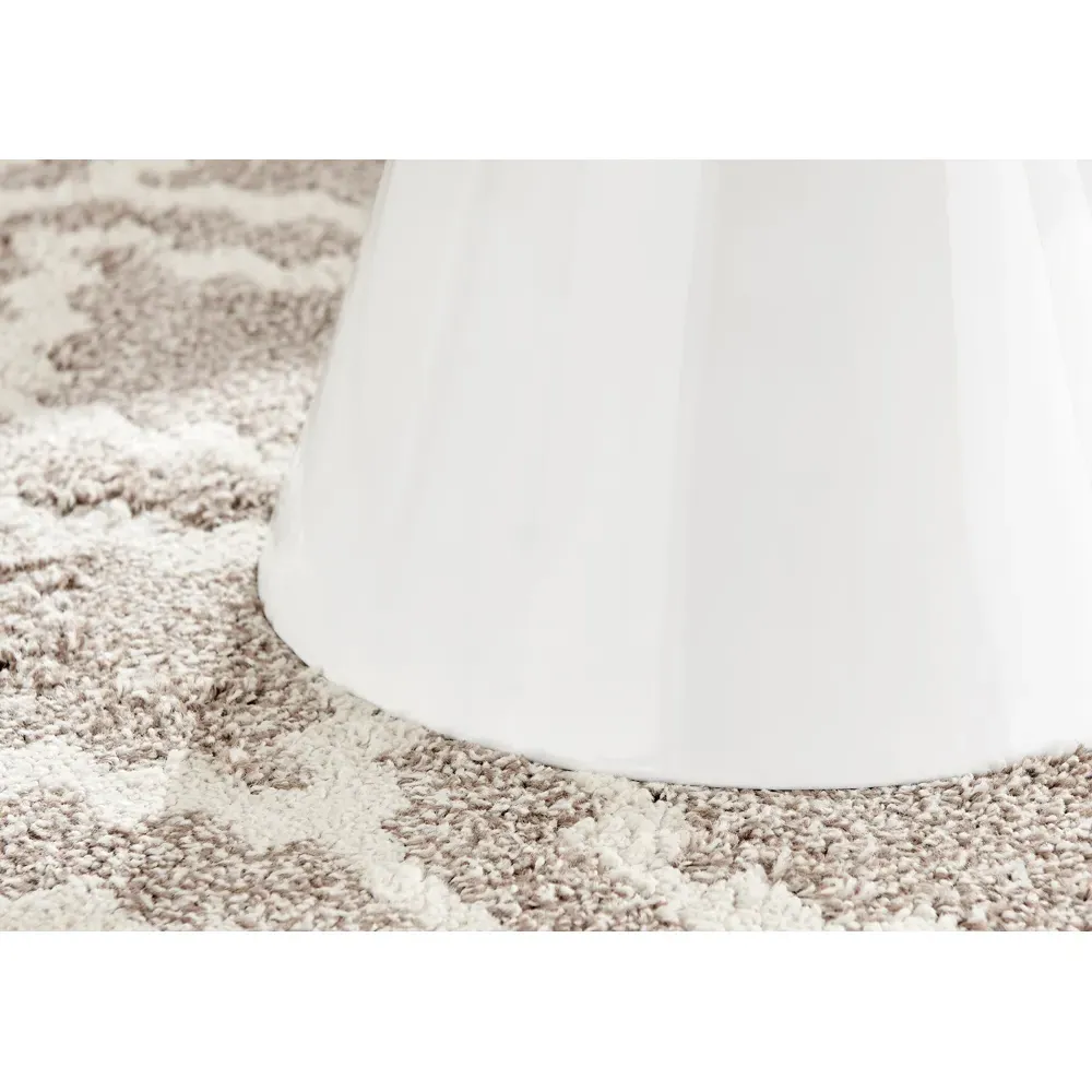 Nova Round Coffee Table - White Gloss