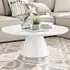 Nova Round Coffee Table - White Gloss