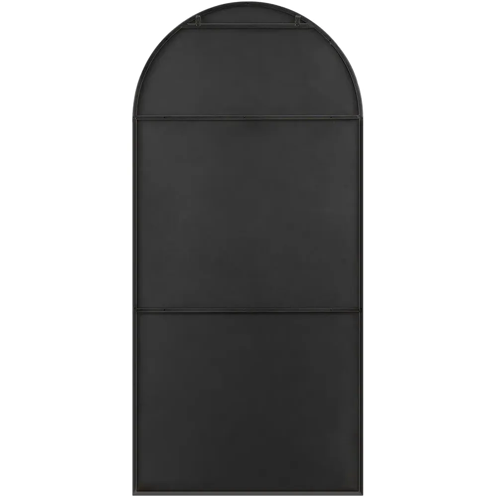 Odette Arch Full Length Wall Mirror - Black