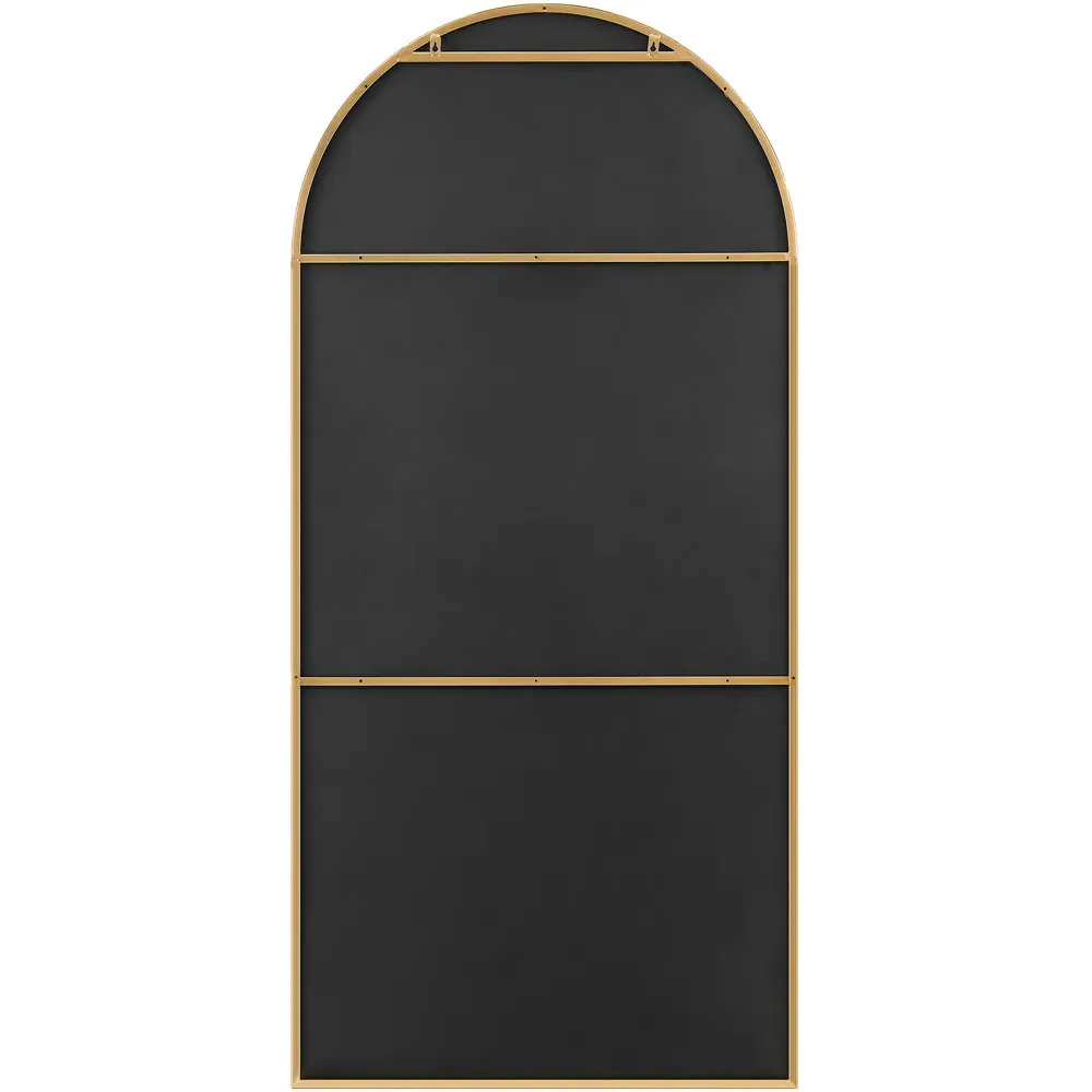 Odette Arch Full Length Wall Mirror - Gold