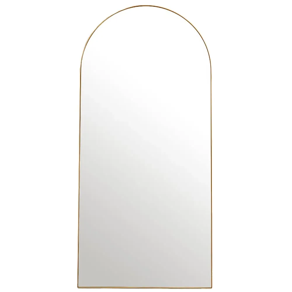 Odette Arch Full Length Wall Mirror - Gold