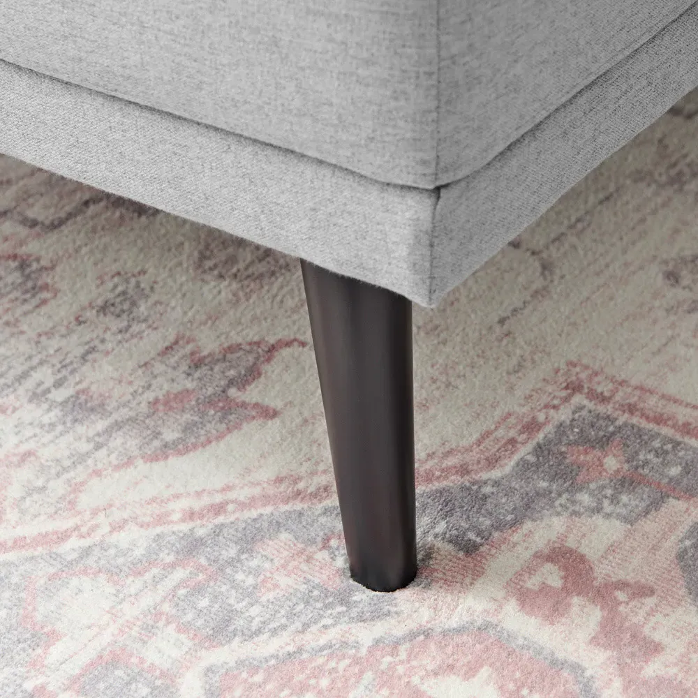 Oliver 3-Seater L-Shaped Sofa Bed with Storage - Grey