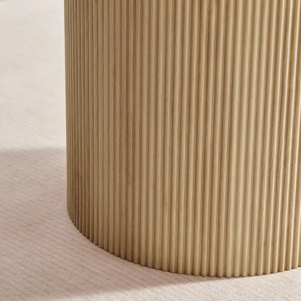 Penfold 4 Seater Round Dining Table - Oak