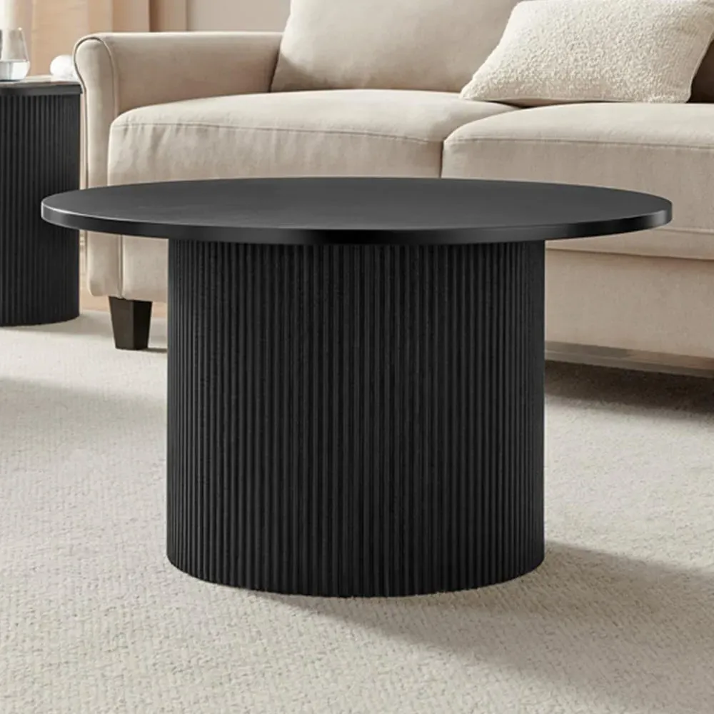 Penfold Round Coffee Table - Black