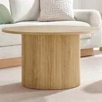 Penfold Round Coffee Table - Oak Effect