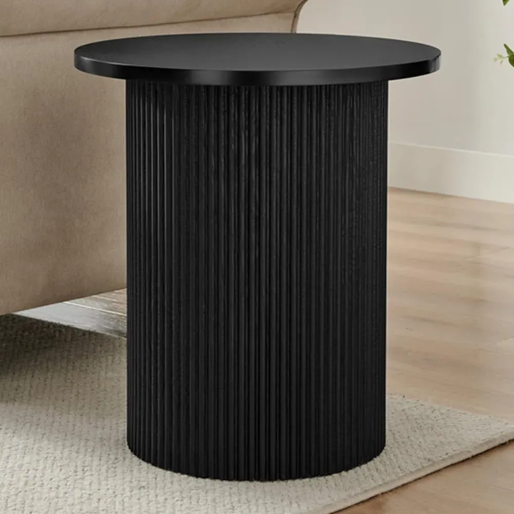 Penfold Round Side Table - Black