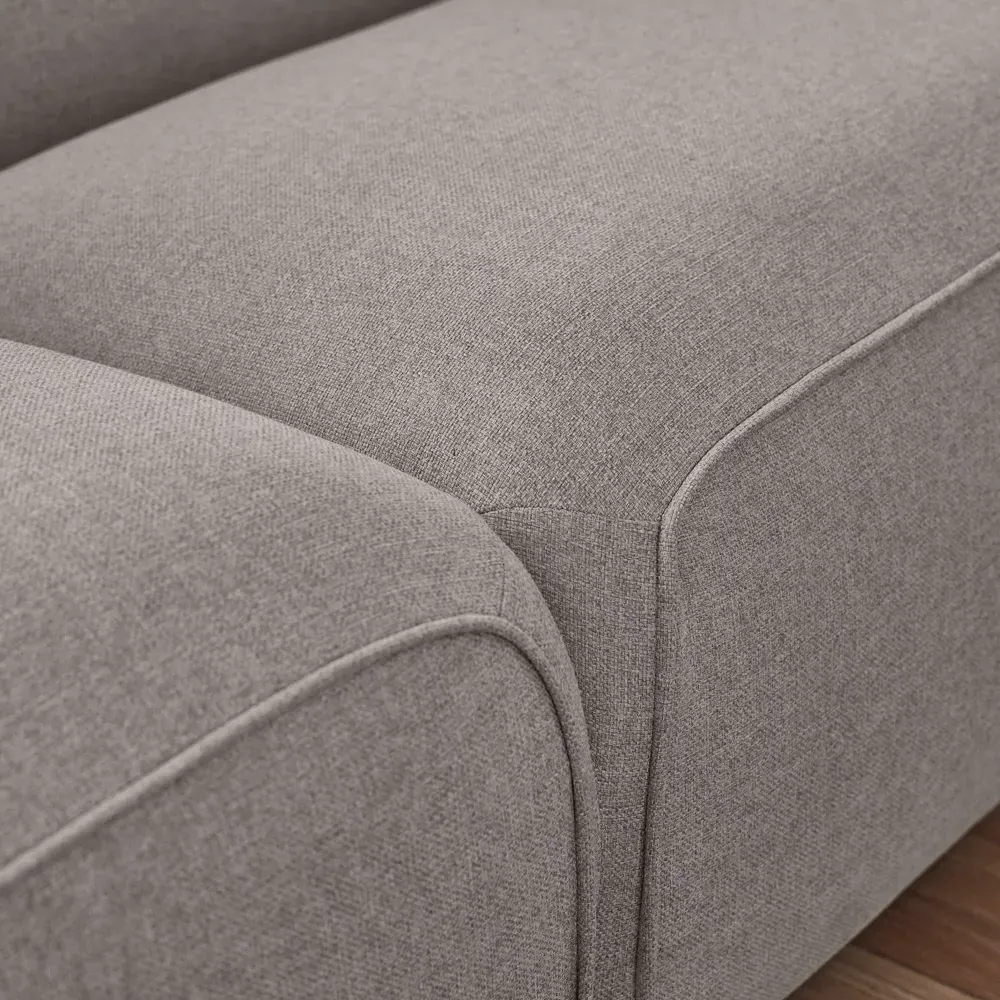 Peyton 3-Seater Sofa - Taupe, Recycled Polyester